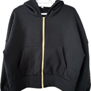 Black Zip-Up Hoodie
